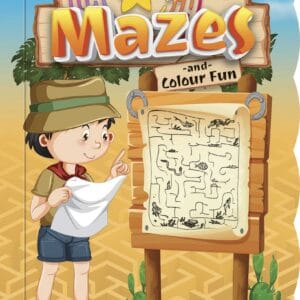 “Mazes & Colouring Fun” Colouring Book – 1