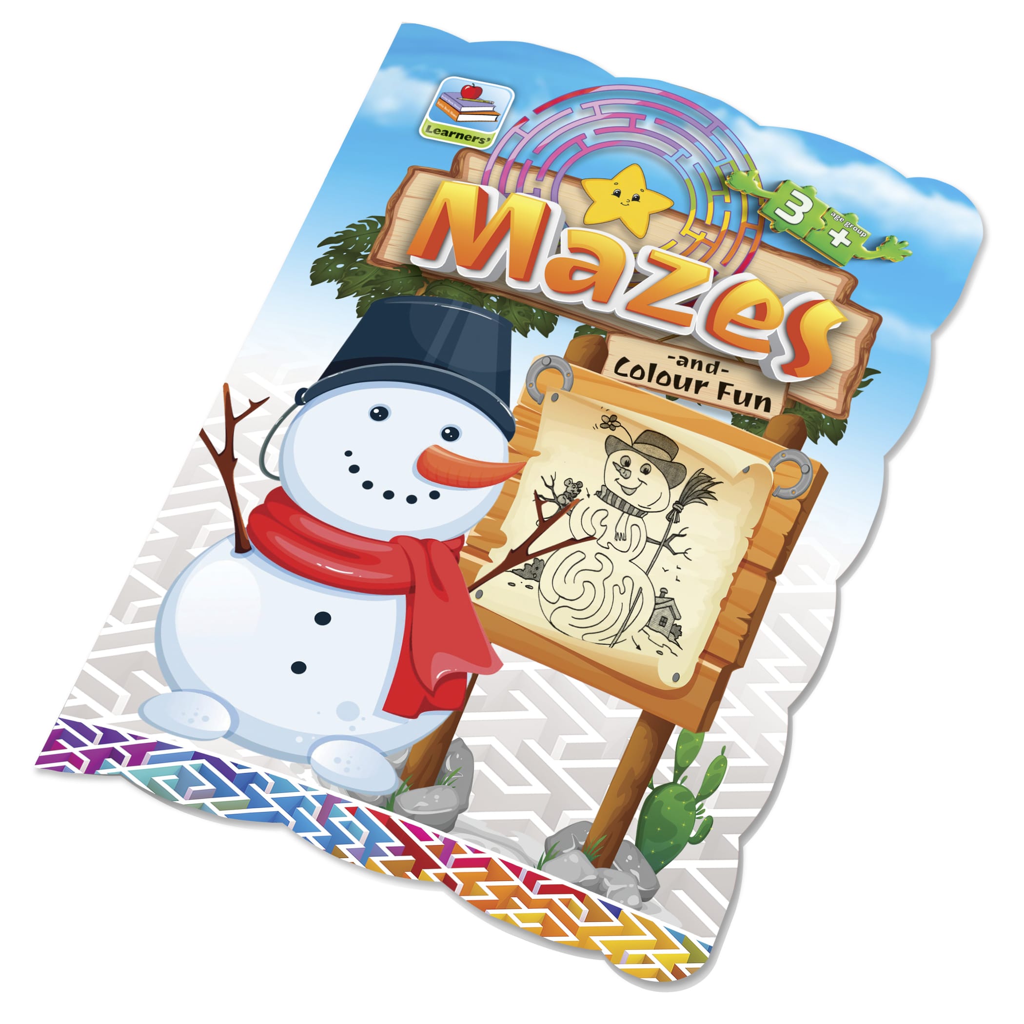 “Mazes & Colouring Fun” Colouring Book – 3 - Image 2