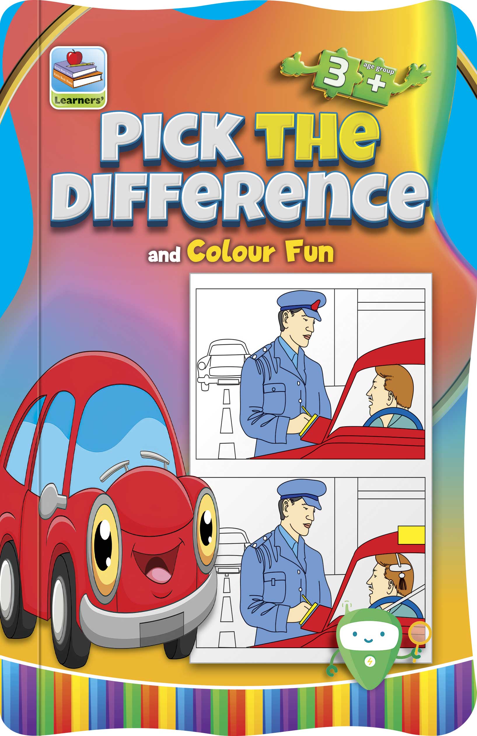 “Pick the Differences” Colouring Book – 3