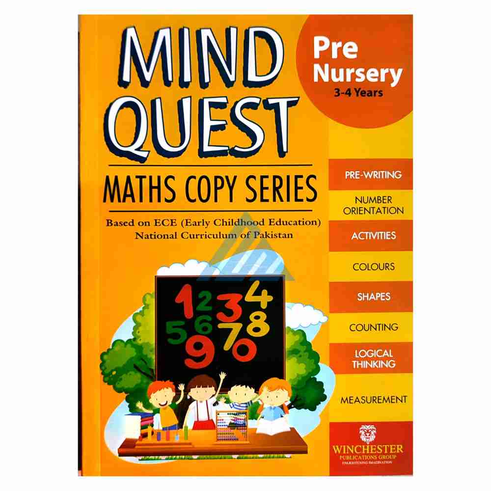 Mind Quest Maths Copy Pre Nursery