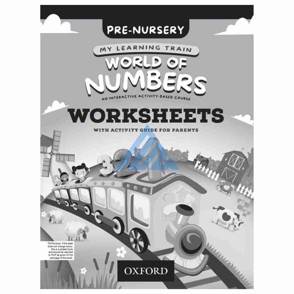 World Of Numbers (My Learning Train) Pre Nursery Worksheets