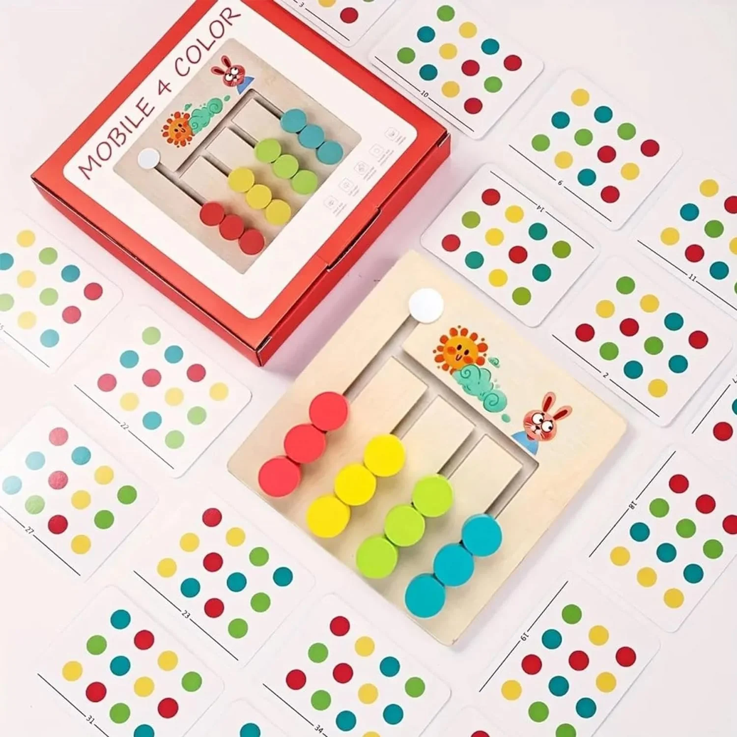 Color and Shape Slide Matching Learning Toy - Image 4