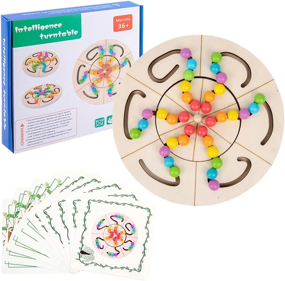 Wooden Turn Table Game / Children's Puzzle
