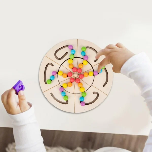 Wooden Turn Table Game / Children's Puzzle - Image 3