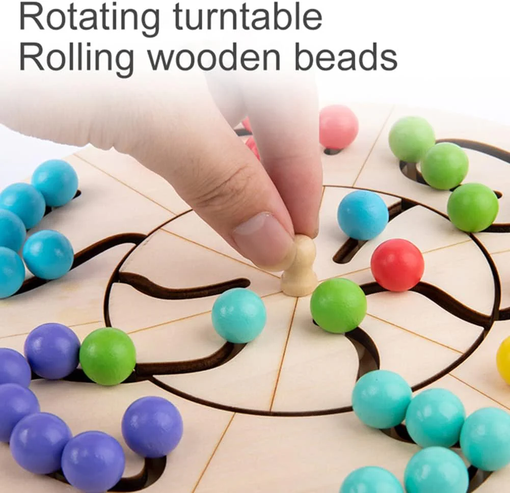 Wooden Turn Table Game / Children's Puzzle - Image 2