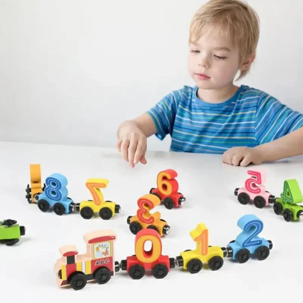Digital train (Magnetic Wooden Train) - Image 3