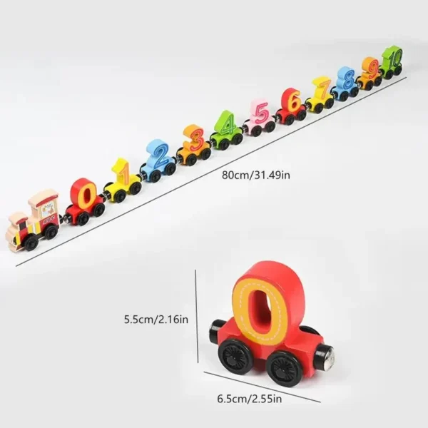 Digital train (Magnetic Wooden Train) - Image 2