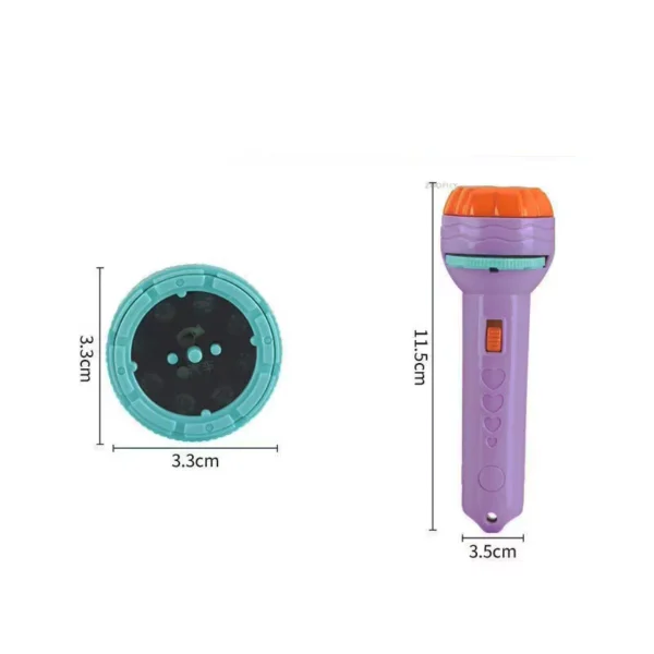 Projector Flashlight for Kids - 3 Reels Early Childhood Educational Toy - Image 8