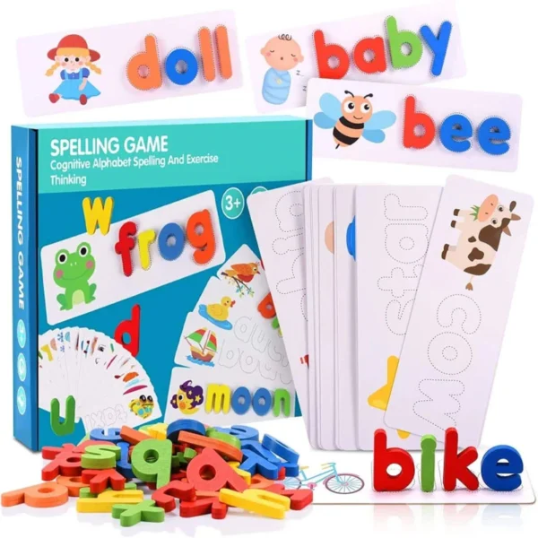 Wooden Spelling Educational Toy - Image 2