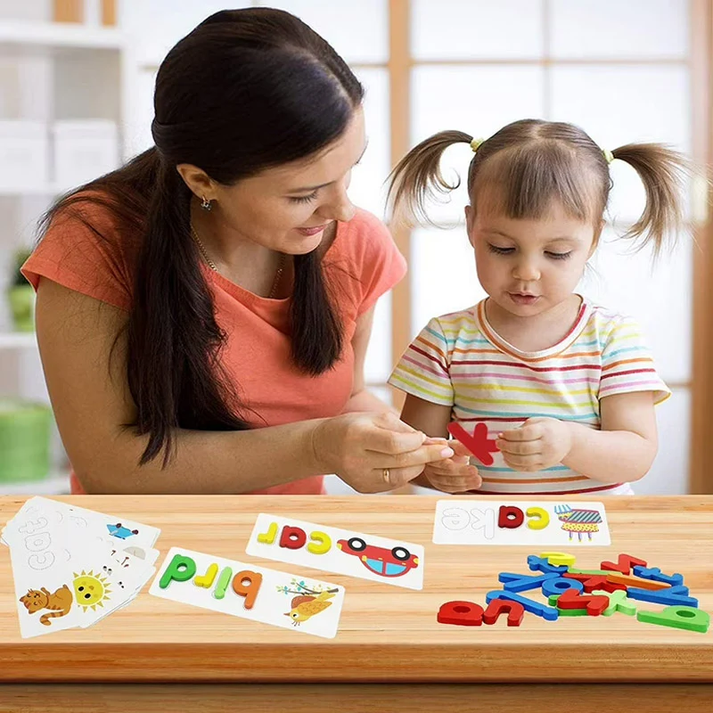 Wooden Spelling Educational Toy - Image 4