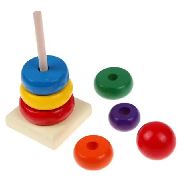 Wooden Rainbow Tower (Mini tower) - Image 3