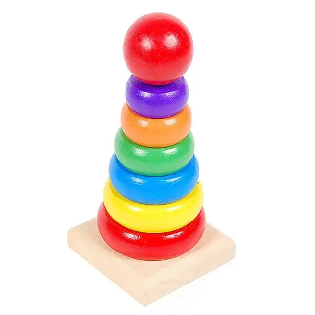 Wooden Rainbow Tower (Mini tower)