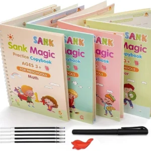 Sank Magic Practice Copybook(4 BOOKS+10 INK REFILL)