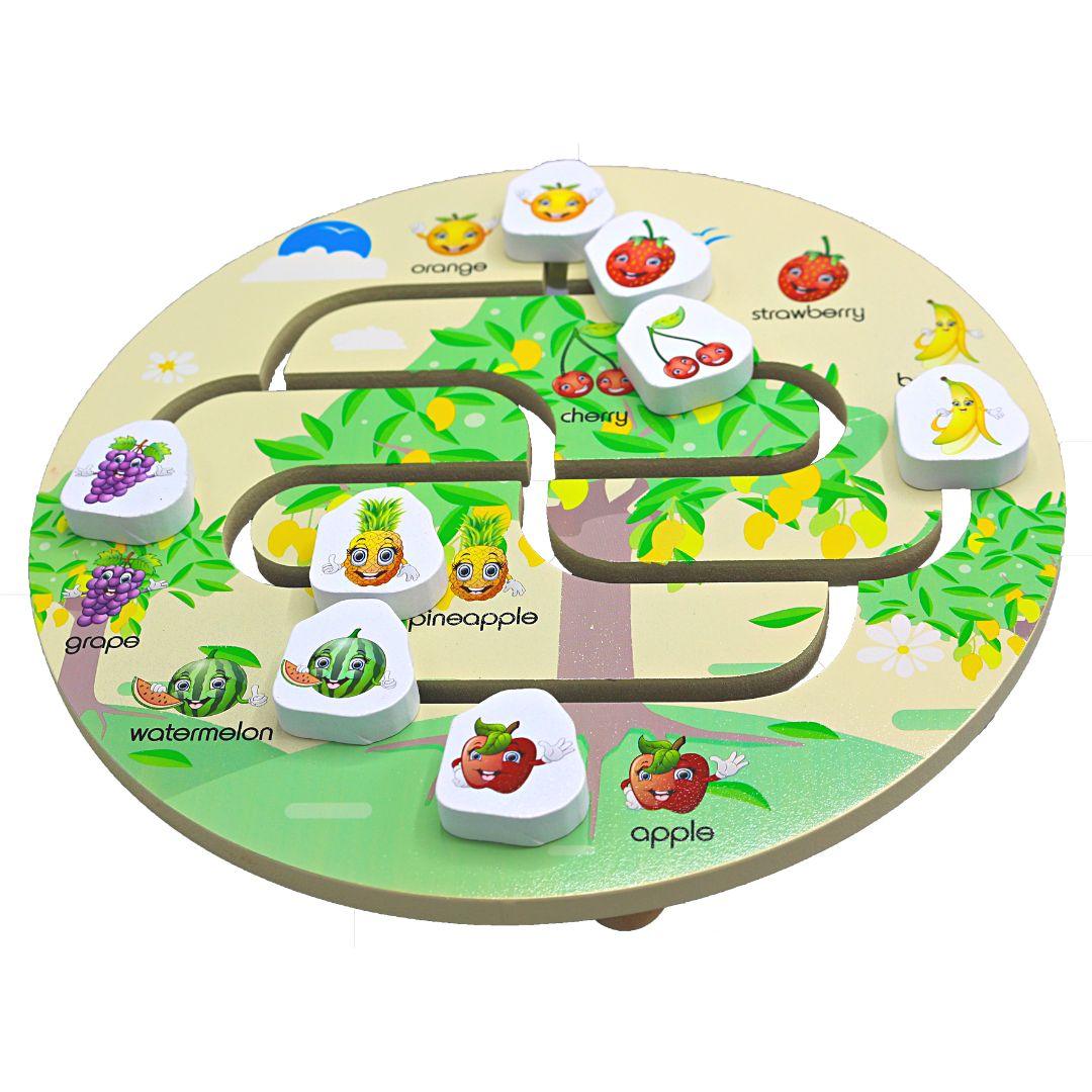 Wooden Fruit Maze - Image 2