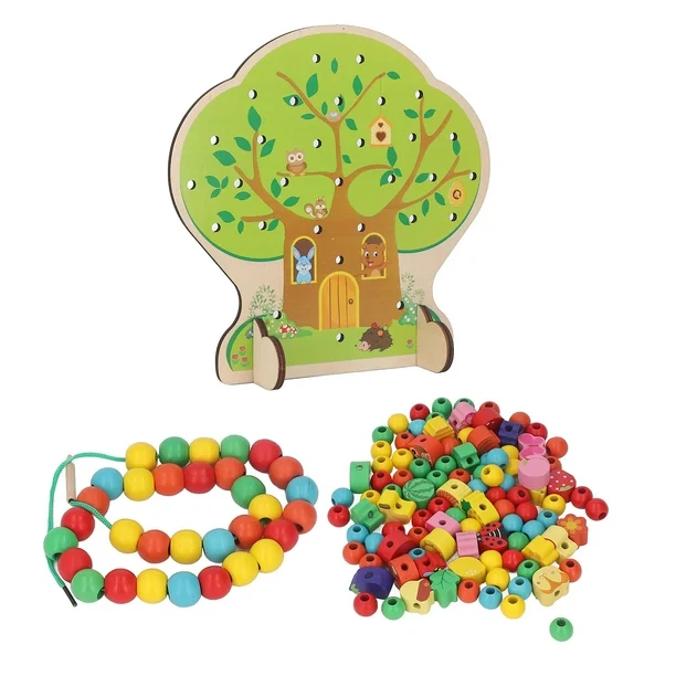 Lacing Beads Toy - Pack of 102 Pcs - Image 3