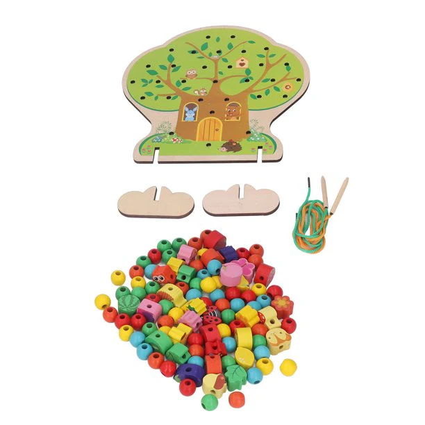 Lacing Beads Toy - Pack of 102 Pcs - Image 4
