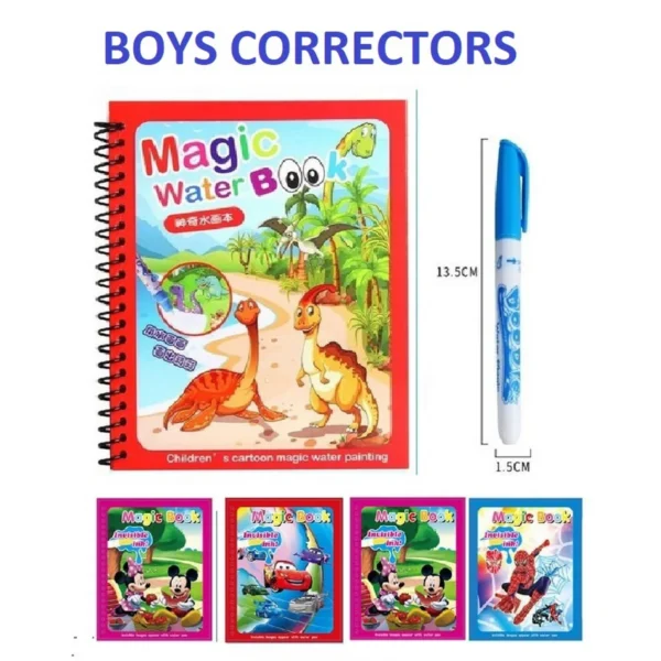 Magic Water Book Painting Drawing Coloring Board Book Doodle & Magic Water Pen - Image 2