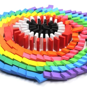 Domino Wooden Blocks - 50 PCs and 100pcs