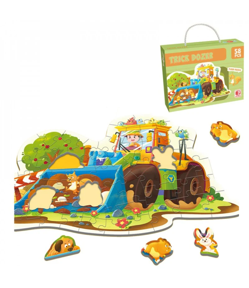 Trick Dozer Floor Puzzle - Pack of 58 Pcs