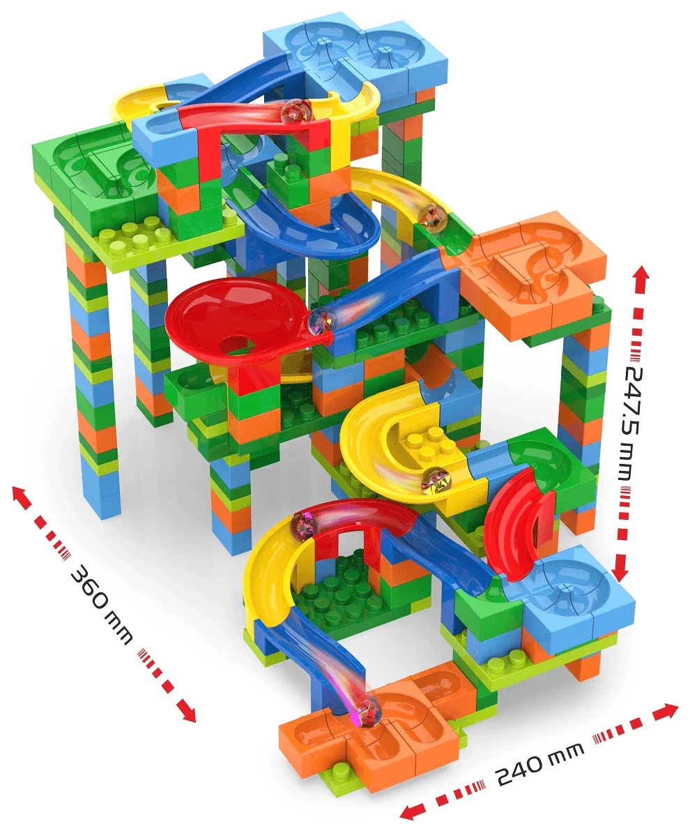 Lego Track Maze Toy Bricks - Pack of 388 Pcs - Image 4