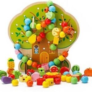 Lacing Beads Toy - Pack of 102 Pcs