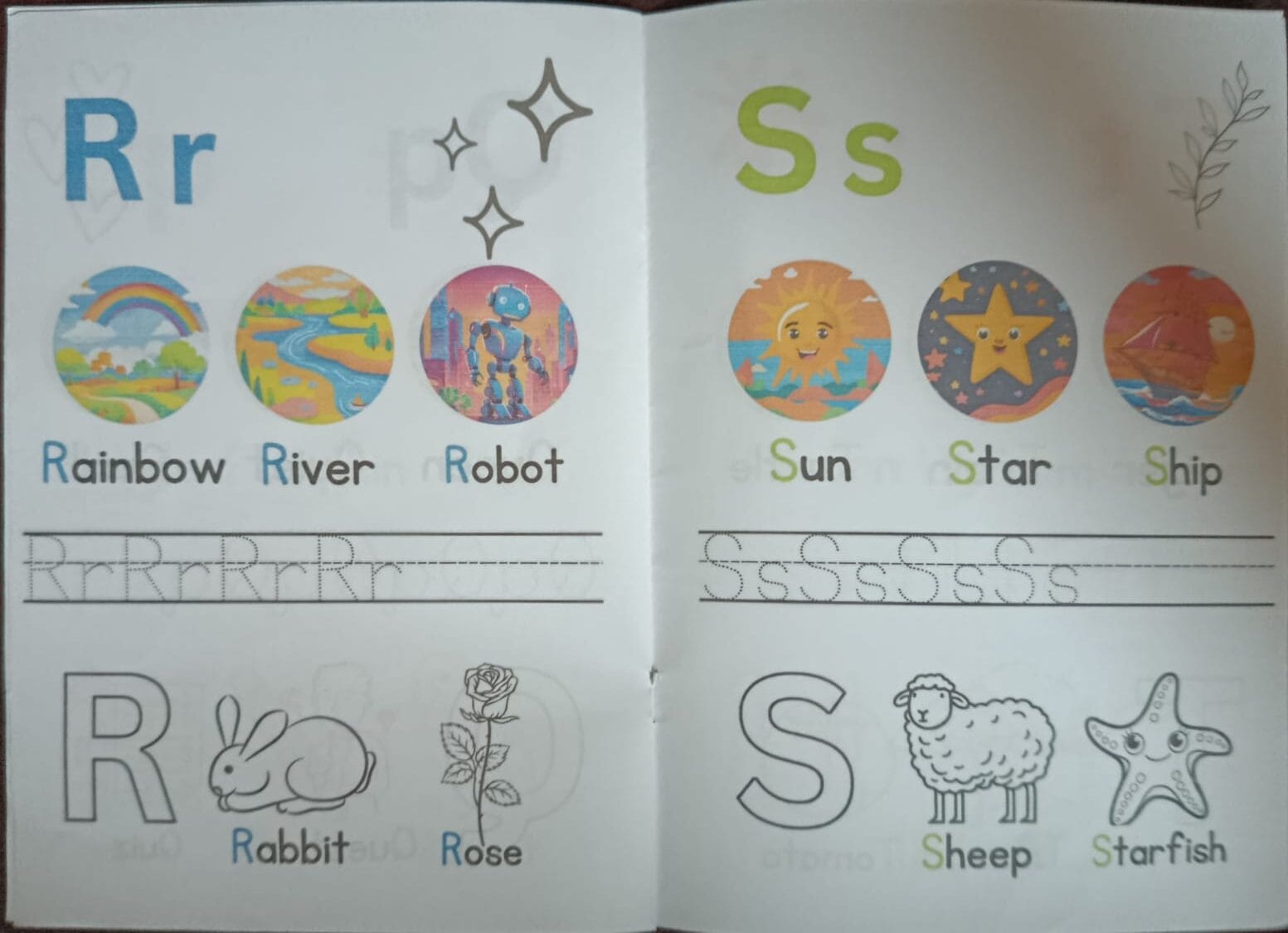 Alphabet Fun - Read, Trace, Colour - Image 3