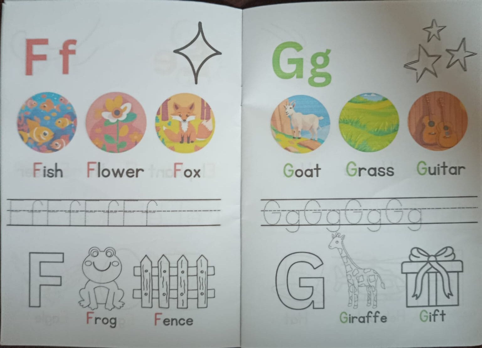 Alphabet Fun - Read, Trace, Colour - Image 2