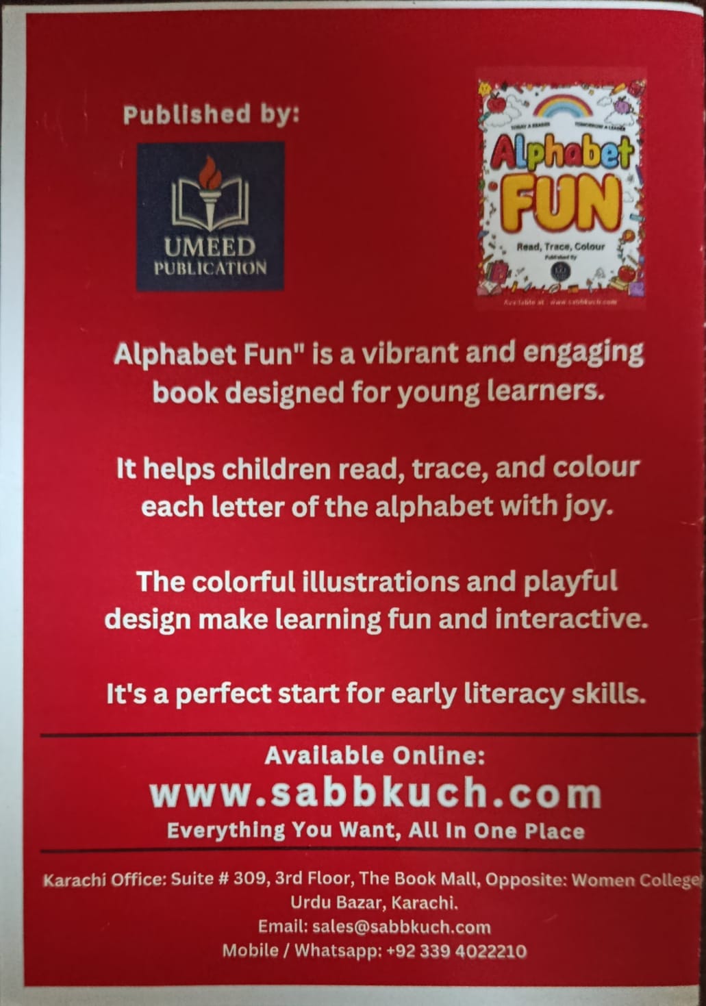 Alphabet Fun - Read, Trace, Colour - Image 5