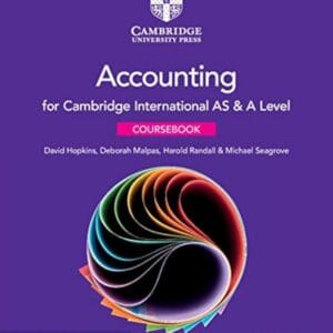 Cambridge International AS & A Level Accounting Coursebook