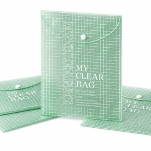mint green document folder