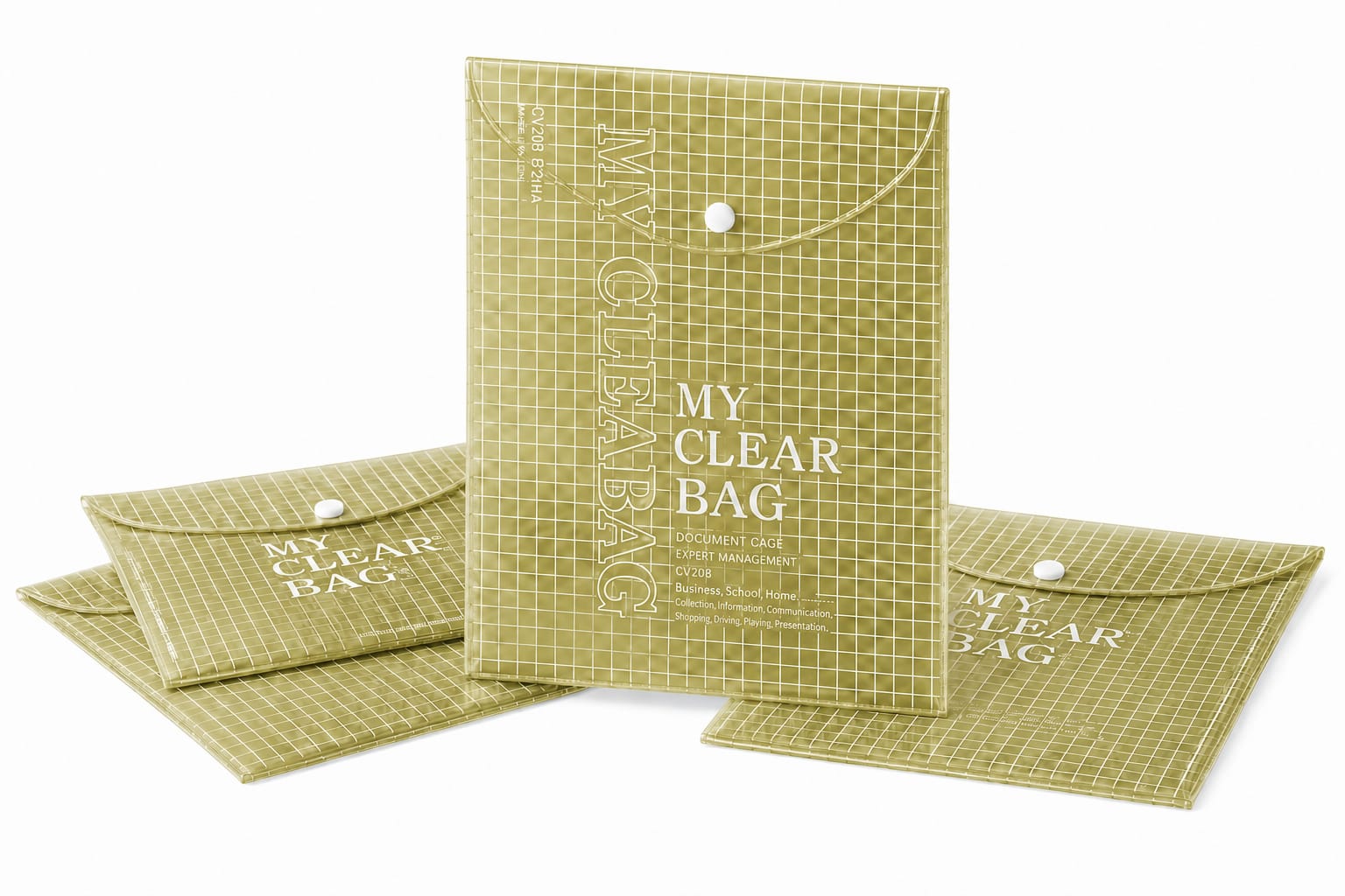 mint green document folder
